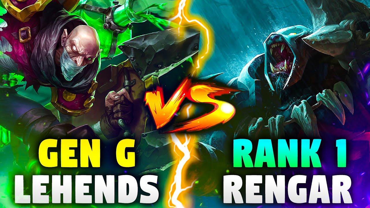 Rank 1 Rengar Faces Off Against Gen G Lehends (Korean Pro)