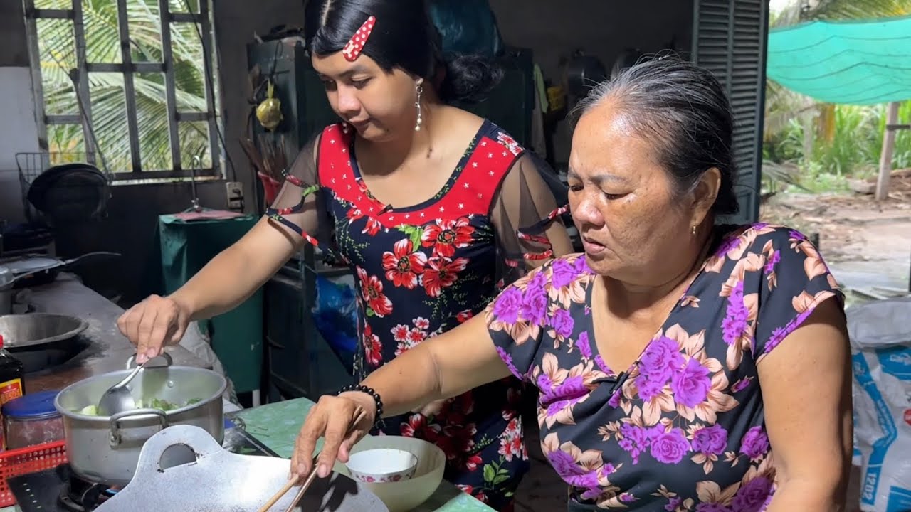 Vợ thằng Sang nấu canh rau tập tàng | Má chồng con Liễu mần cá sặc kho tiêu - Tập 187