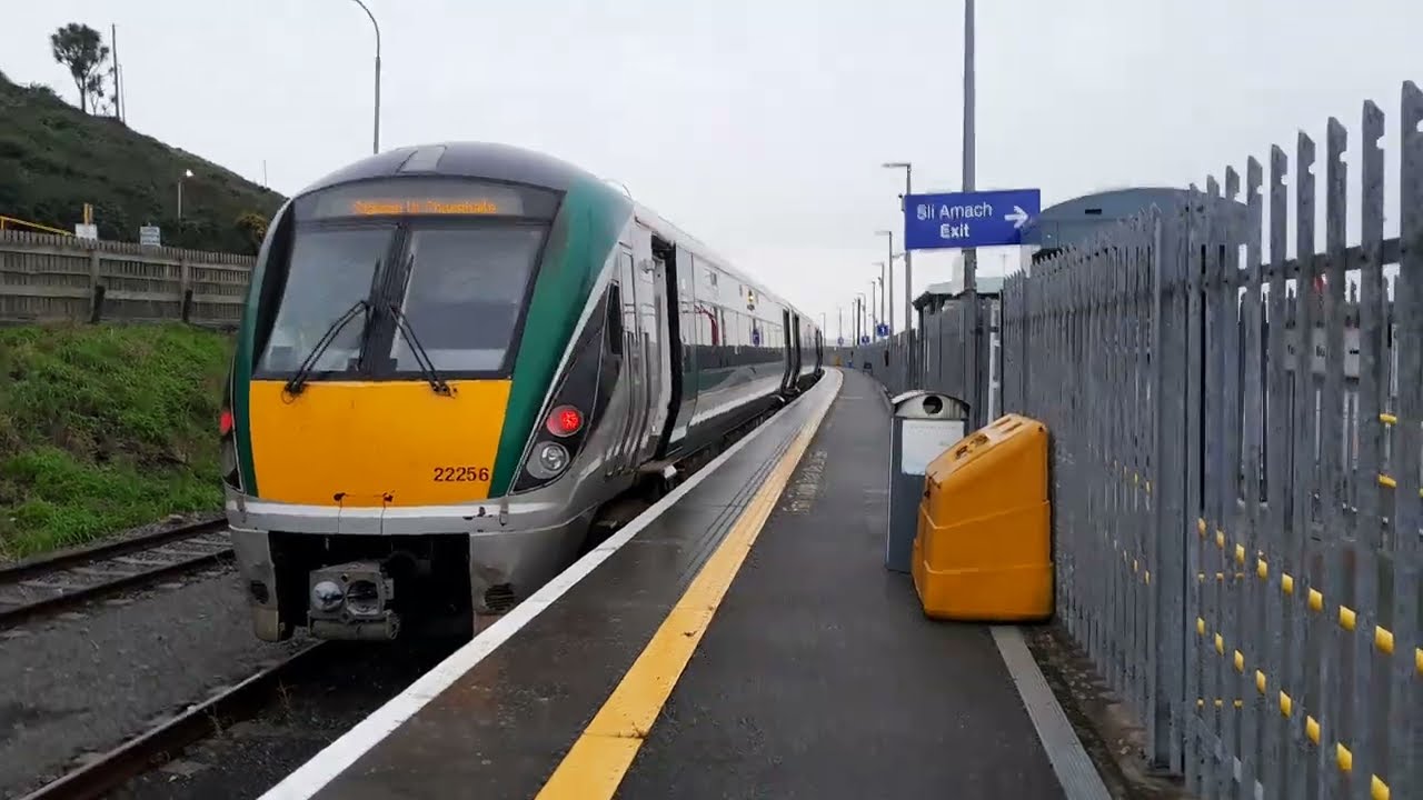 Train journey from Rosslare Europort to Wexford Town on 2.10.2023