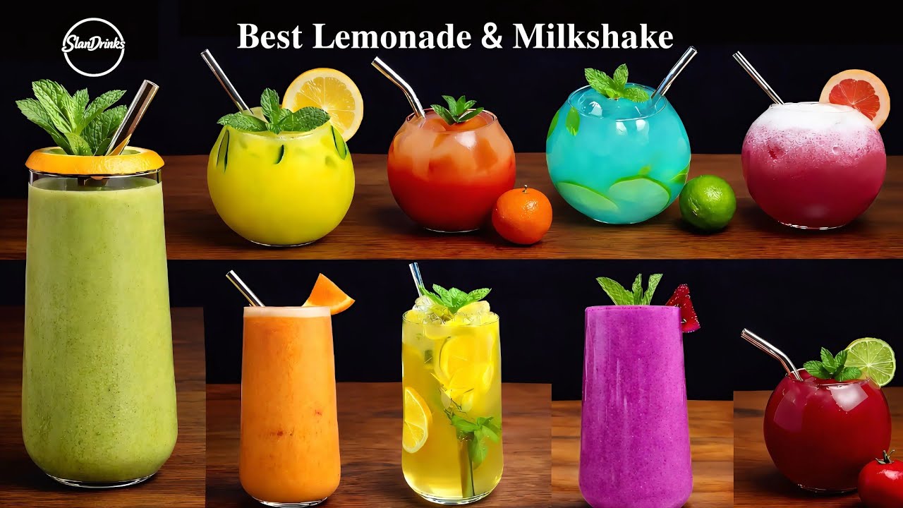 TOP 20 Easy Drinks to Make at Home 🍹✨ Best Mocktails & Shakes