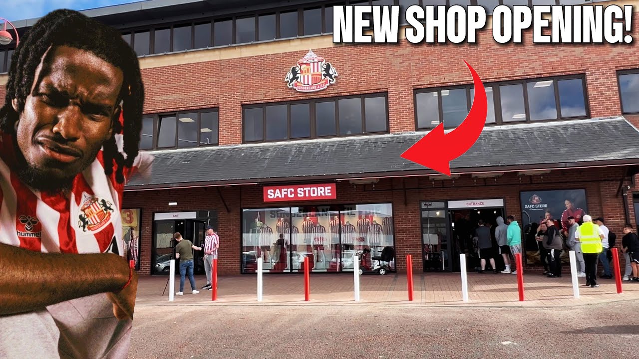 The New Sunderland Shop Opens For The First Time. And We Get Our Hands On The New Top.