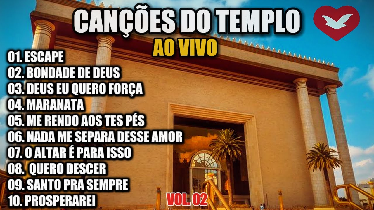 🎶 MELHORES MÚSICAS DO TEMPLO IURD - ao vivo VOL. 02: Playlist para Adorar! 🙌🔥