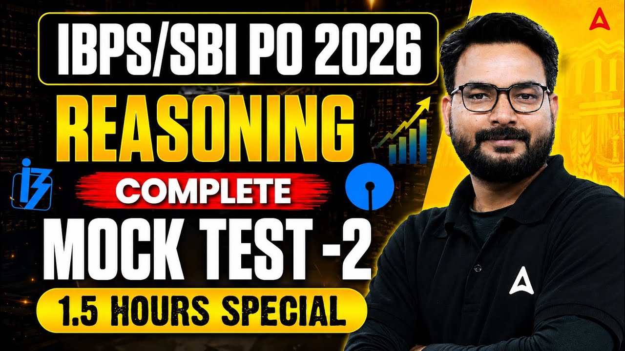 SBI PO & IBPS PO 2026 Reasoning | Reasoning Complete Mock Test - 2 | By Saurav Sir