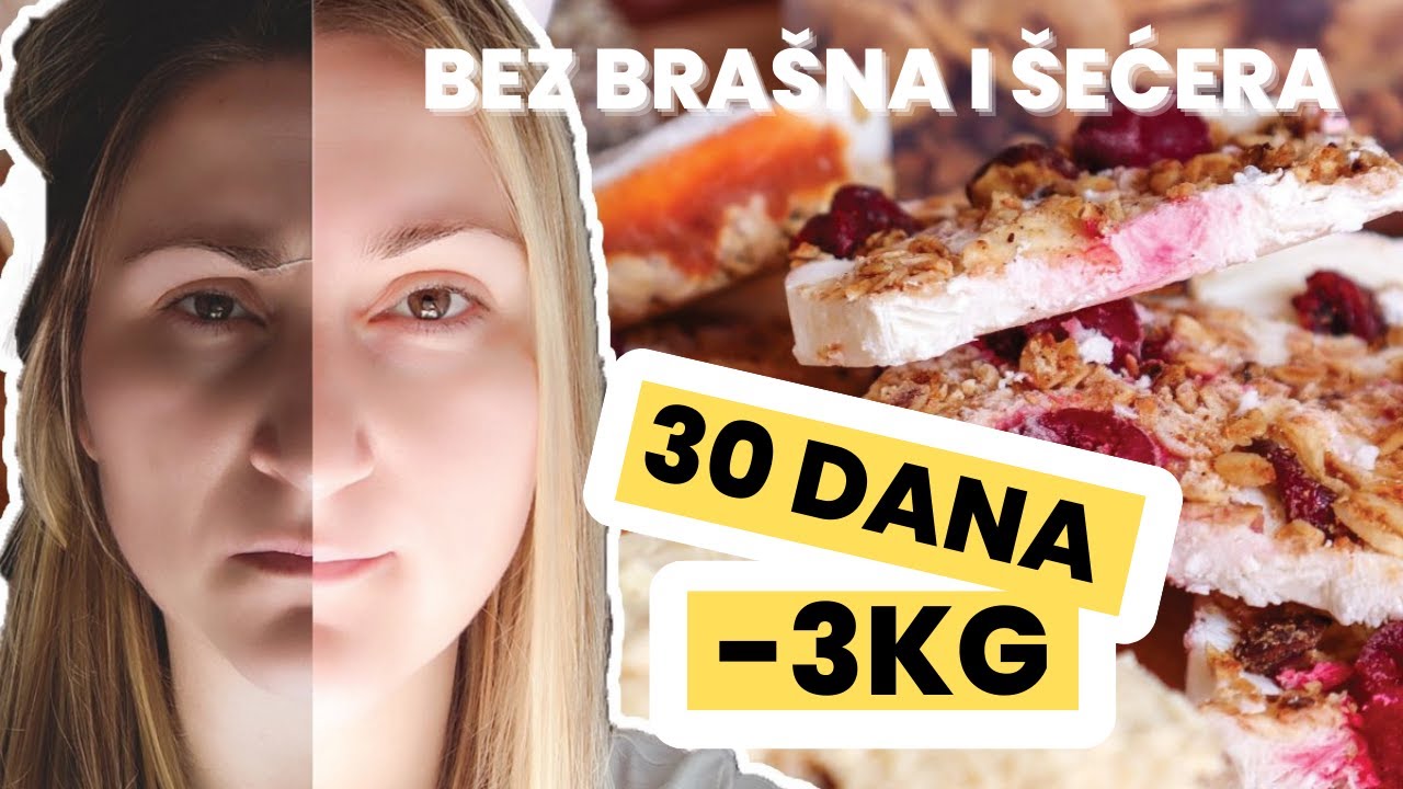 🤯ISHRANA BEZ BRAŠNA I ŠEĆERA | Što Jedem u toku Dana | IDEJE ZA ZDRAVU UŽINU