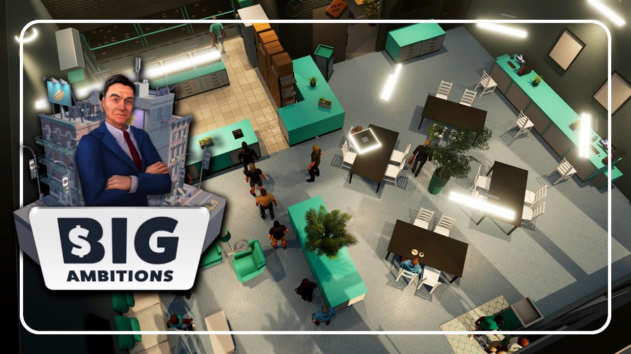 Comida BASURA en restaurante BONITO -  Big Ambitions Gameplay Español Ep6