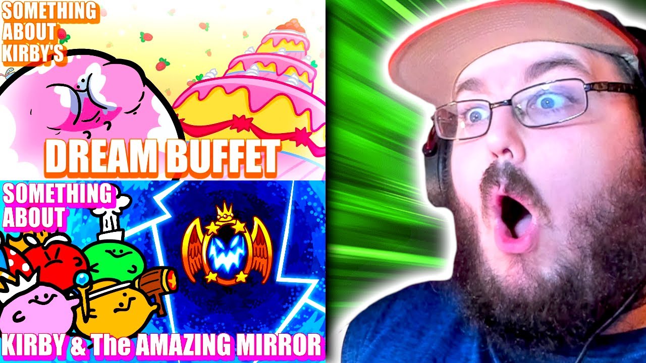 Something About Kirby's Dream Buffet & The Amazing Mirror ANIMATED (Loud Sound Warning) REACTION!!!