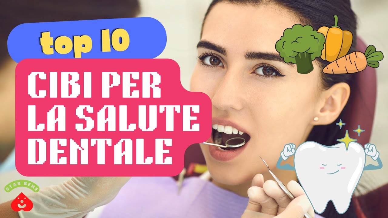 TOP 10 Alimenti per una Salute DENTALE Eccellente❣️🦷🍎
