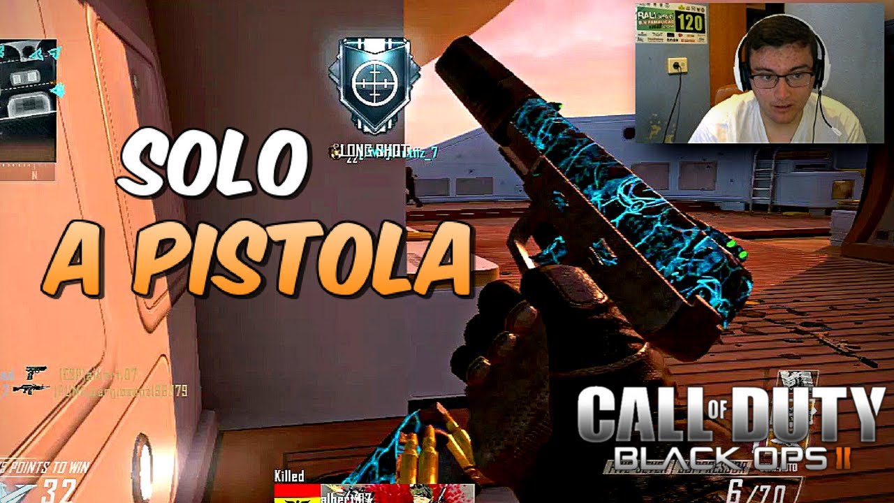 JUGANDO SOLO a PISTOLA 5.7 | Black Ops 2