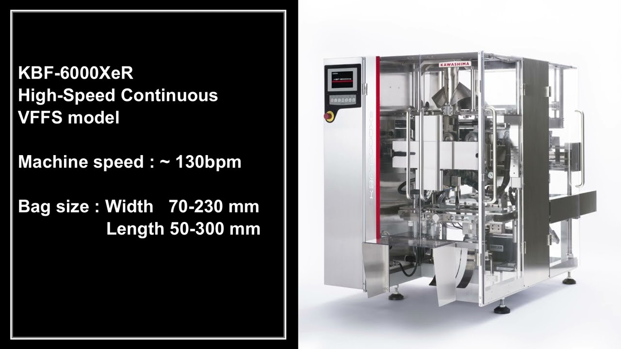 KBF 6000XeR　High-Speed Continuous VFFS Machine