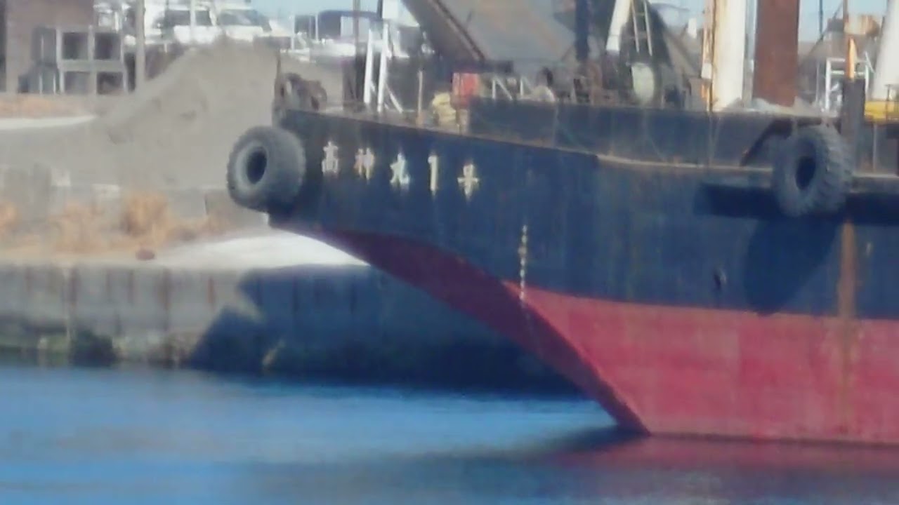 高神丸１号プッシャーバージ🌊横須賀港久里浜地区⚓