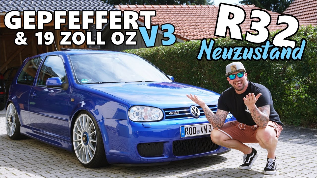 VW GOLF 4 R32 NEUZUSTAND ! / Gepfeffert V3 & 19 Zoll OZ Superturismo Dakar