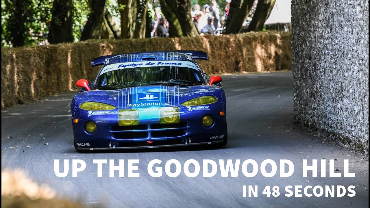 Onboard the PlayStation Viper GTS-R up the Hill at Goodwood Festival in 48,96sec - Florent MOULIN