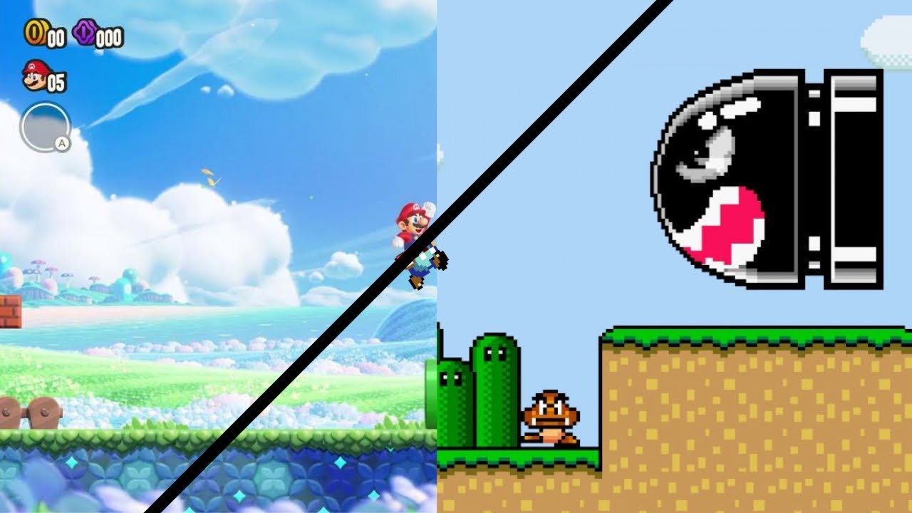 Super Mario Wonder in SMW