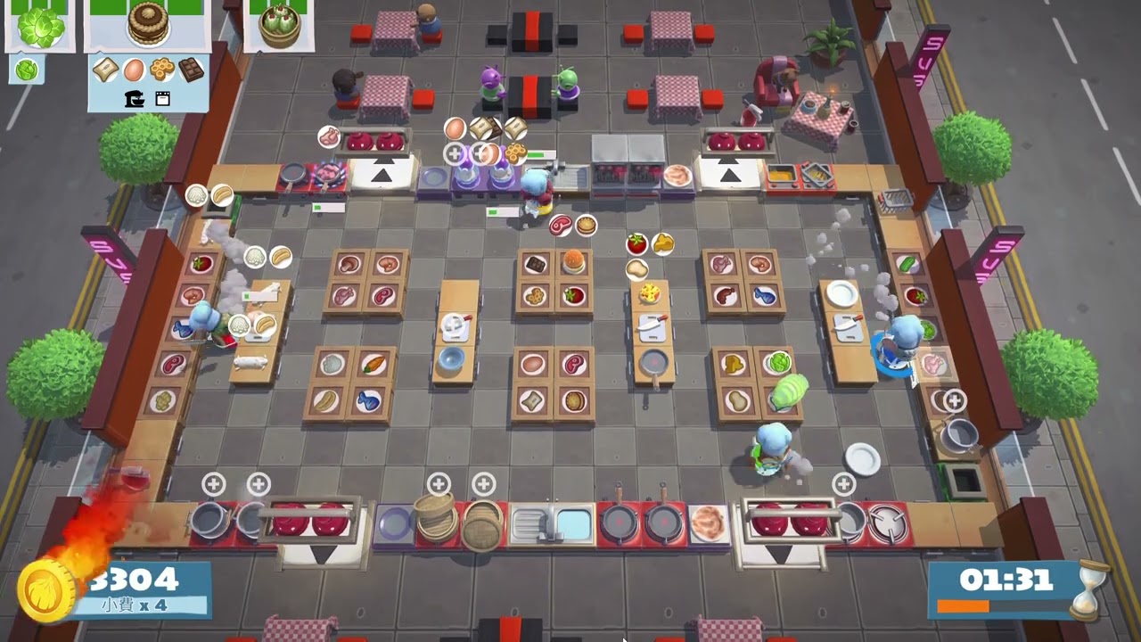 Overcooked2 TEST1 測試1 53單 5424