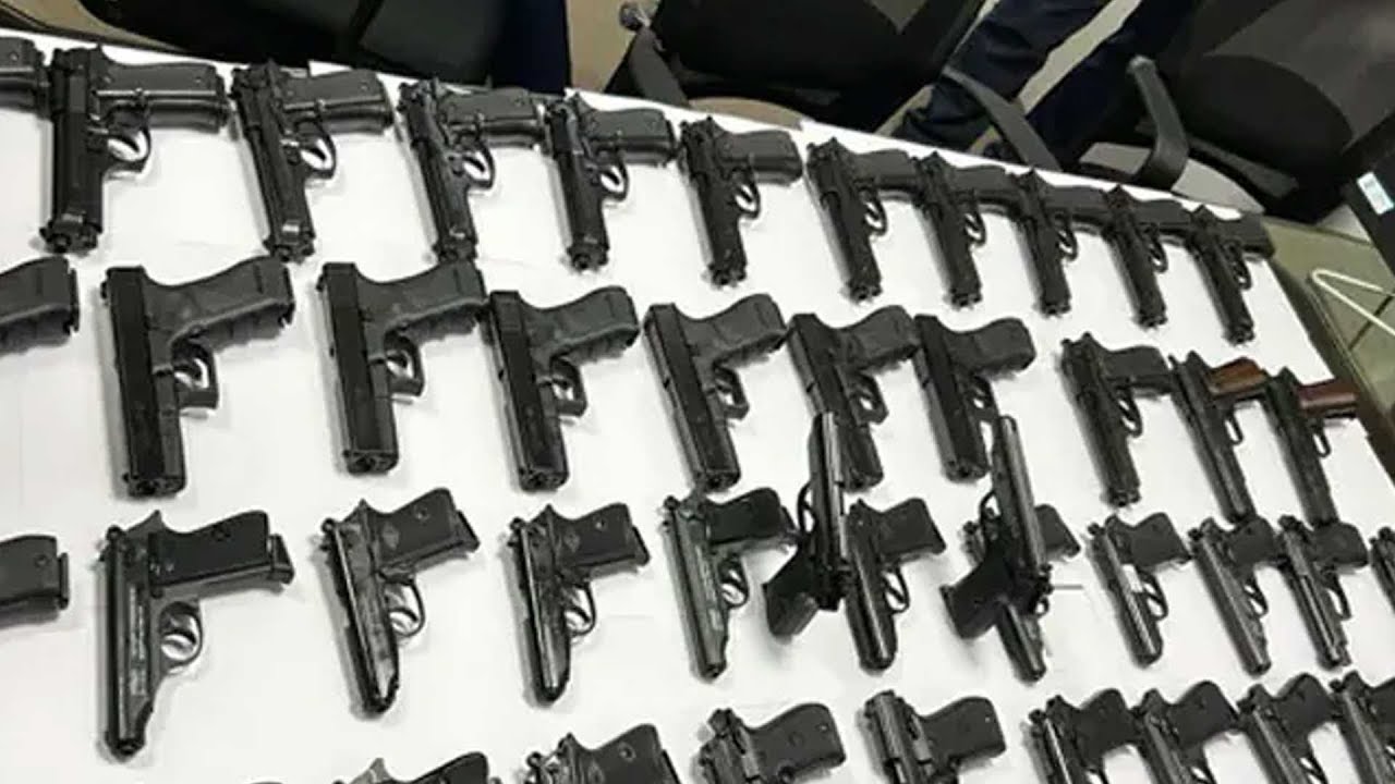 Indian Couple With 45 Pistols Arrested At Delhi Airport
