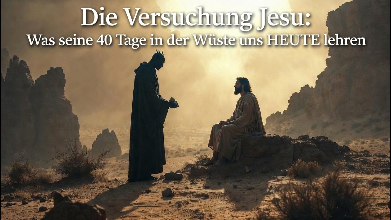 Die Versuchung Jesu: Was seine 40 Tage in der Wüste uns HEUTE lehren