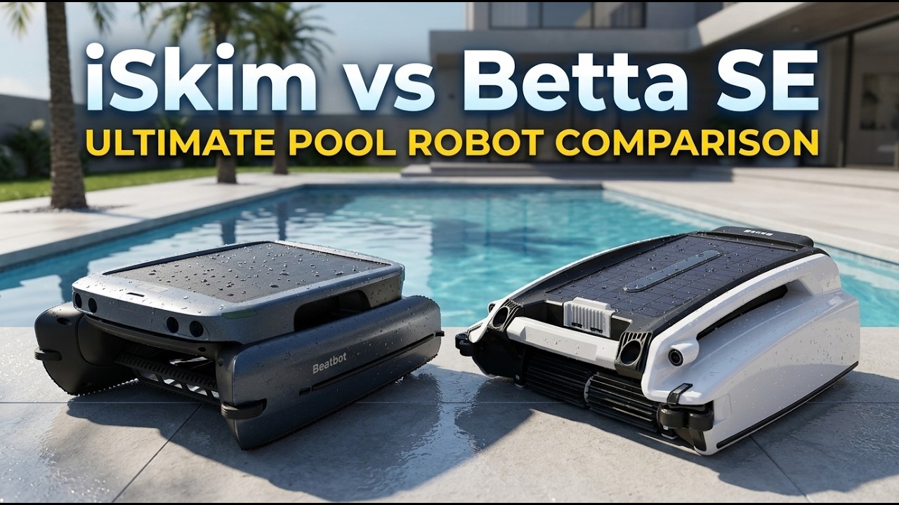 Beatbot iSkim против Betta SE &mdash; ГЛАВНОЕ СРАВНЕНИЕ РОБОТОВ ДЛЯ БАССЕЙНА 🔥