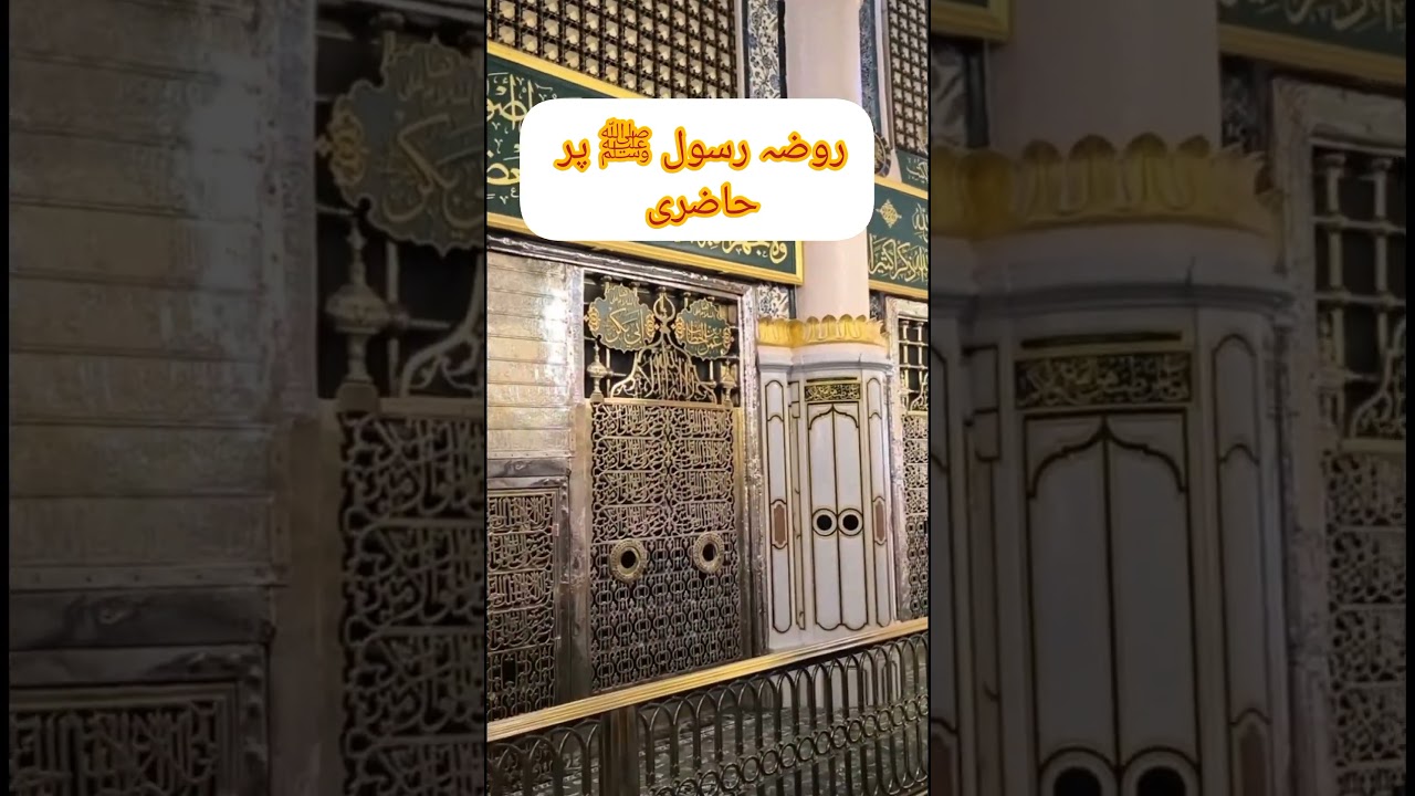 روضہ رسول ﷺ پرحاضری