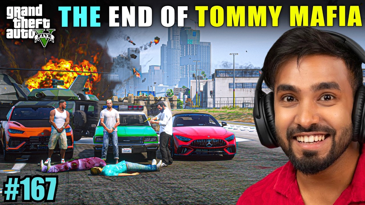 THE END OF TOMMY MAFIA | TECHNO GAMERZ GTA V GAMEPLAY #167
