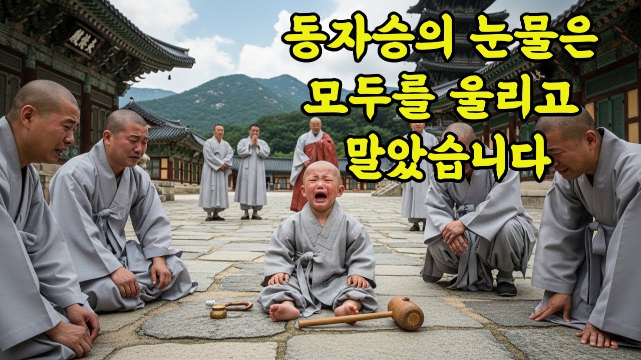 사찰 마당에 모여있는 모든 스님들을 눈물 흘리게 만든 4살 동자승의 이야기 #오디오북 #사연라디오