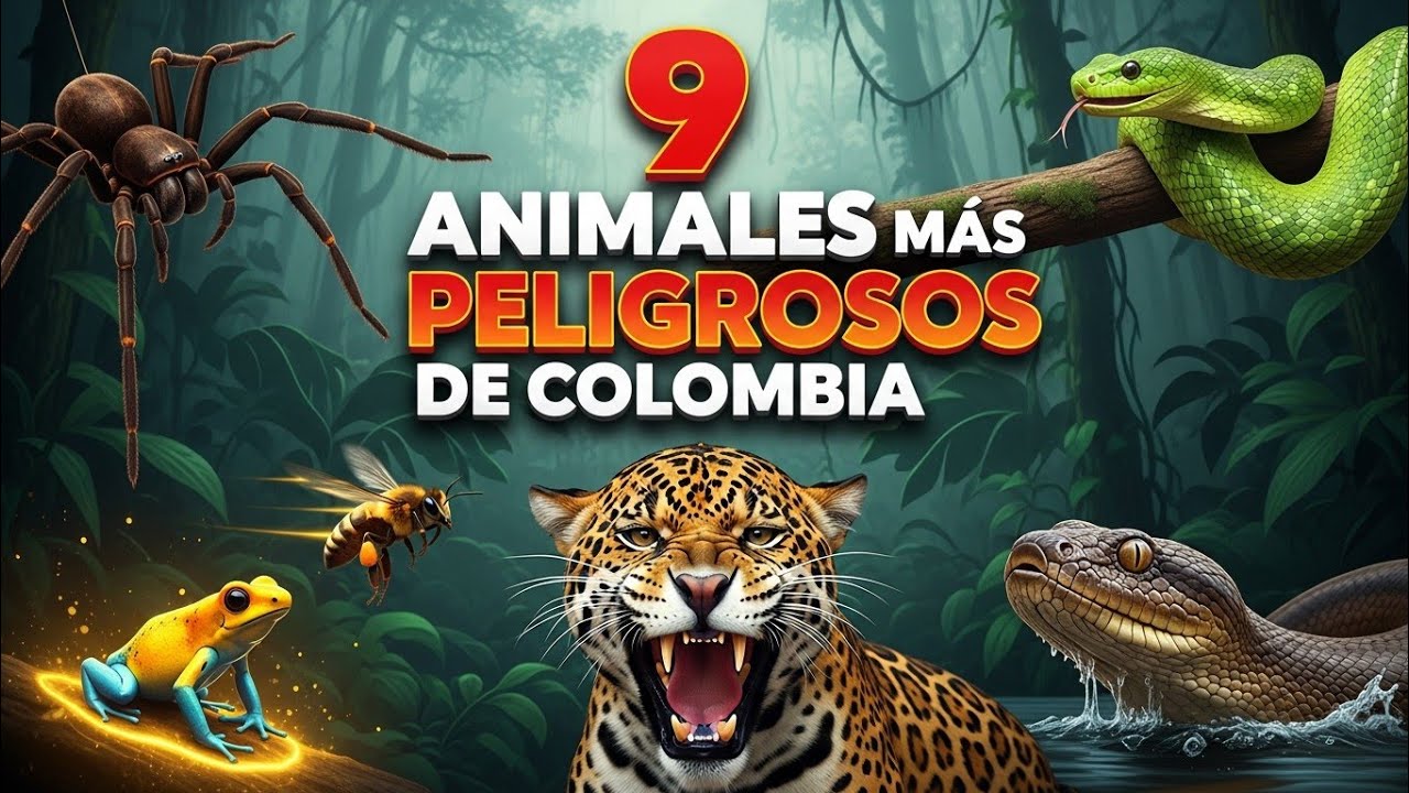 Los  9 Animales M&aacute;s Peligrosos de Colombia que No Querr&aacute;s Encontrar