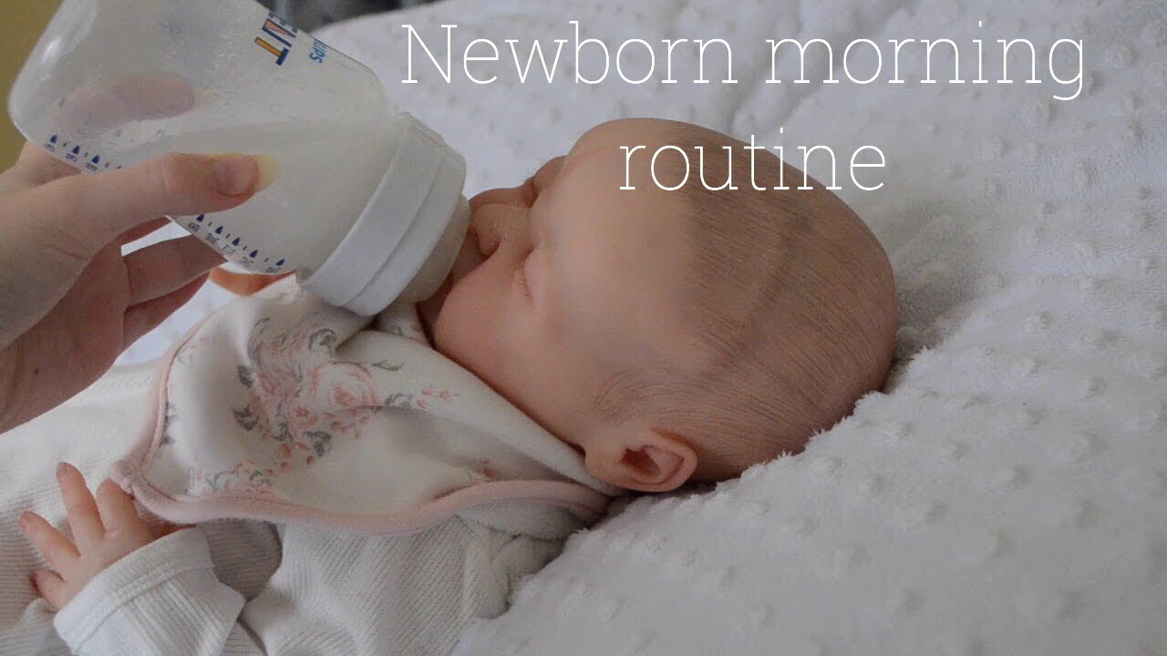 calming newborn reborn morning routine