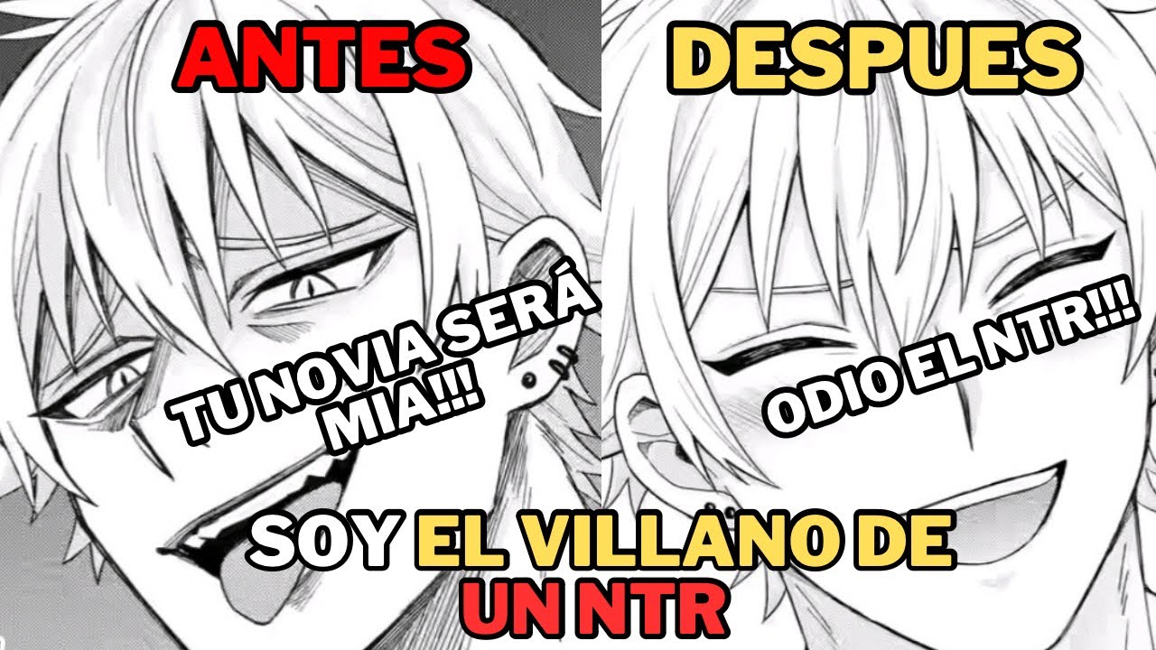 🔥SOY el VILLANO de UN manga NTR 4🤯|Reencarné como el Netoreador de una historia NTR| manga resumen