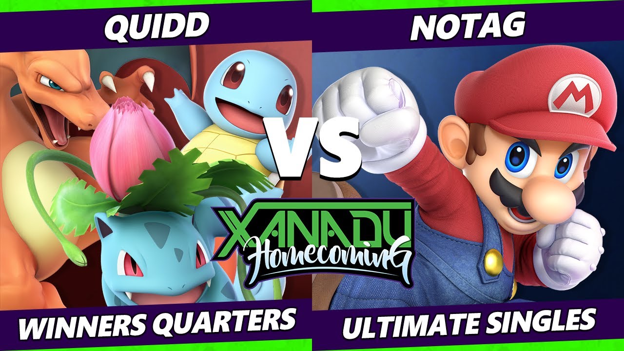 Xanadu Homecoming Winners Quarters - Quidd (Pokemon Trainer) Vs. NoTag (Mario) Smash Ultimate - SSBU