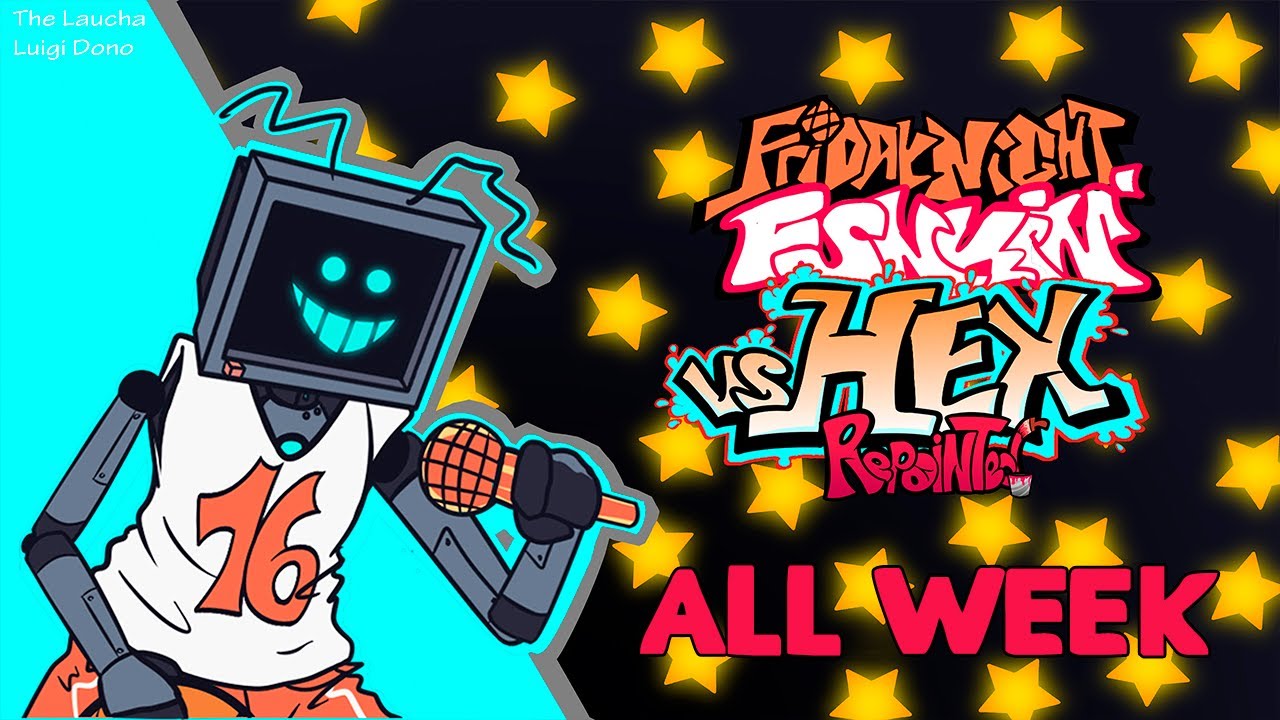 Friday Night Funkin' - Hex Repainted Mod - Full Week + Cutscenes.