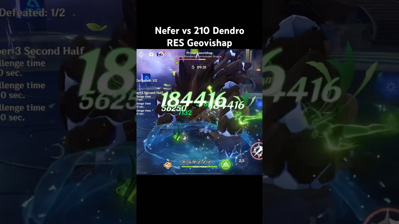 Nefer teams have a lot of Dendro Shred #genshinimpact #nefer