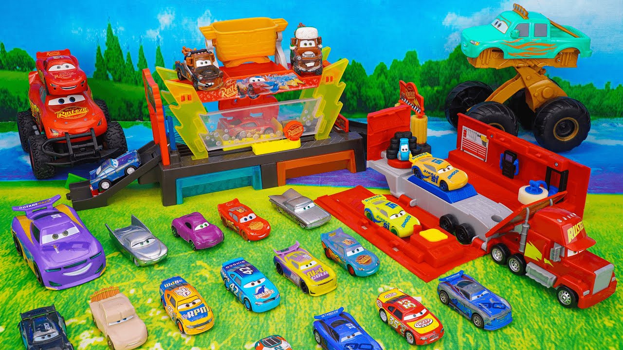 Disney Pixar Cars Unboxing Review | Lightning McQueen Cars Toys Crazy Faces Mega Collection