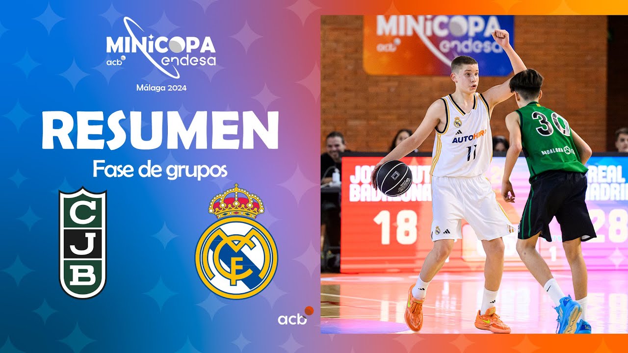 Joventut Badalona - Real Madrid (52-92) RESUMEN | Minicopa Endesa Málaga 2024