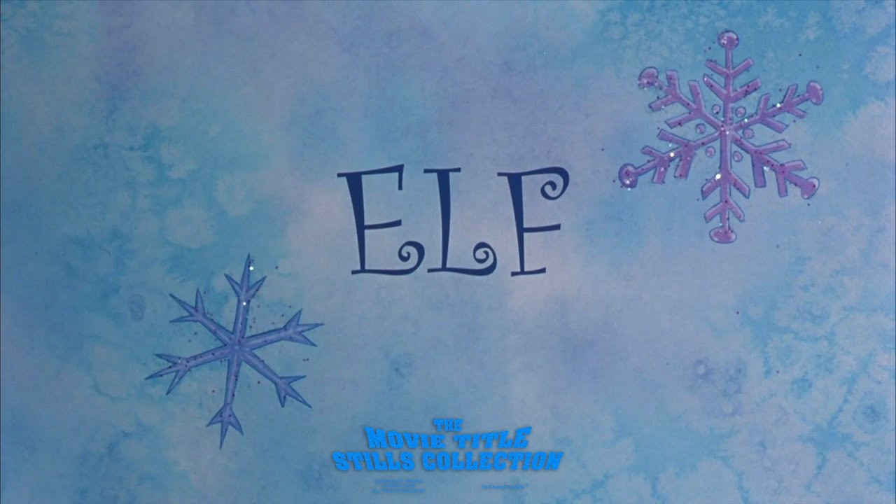 Elf (2003) title sequence