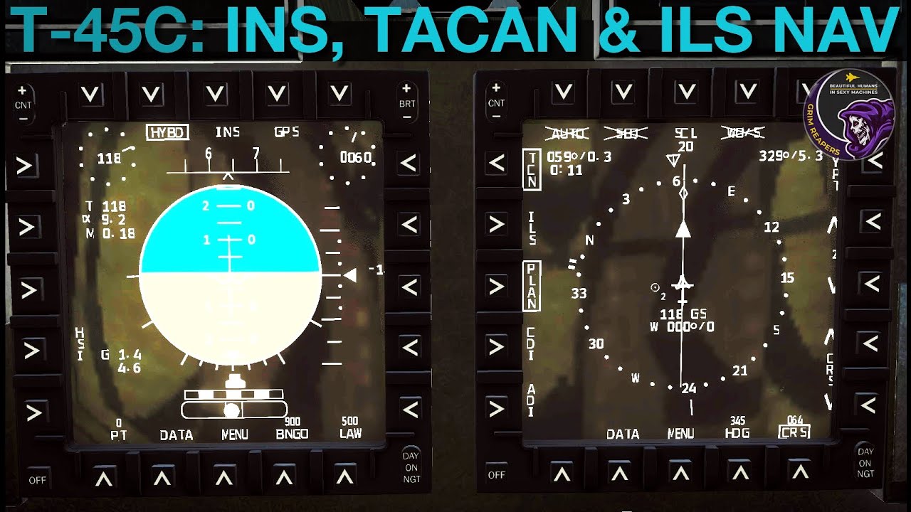 T-45C Goshawk: руководство по навигации INS/GPS, TACAN и ILS | DCS WORLD