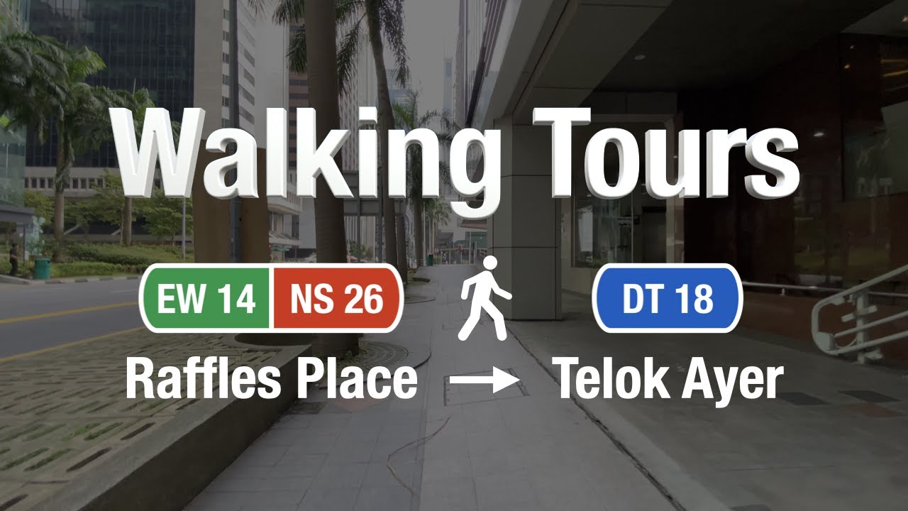 Raffles Place MRT → Telok Ayer MRT Transfer Review | Walking Tours Ep 4