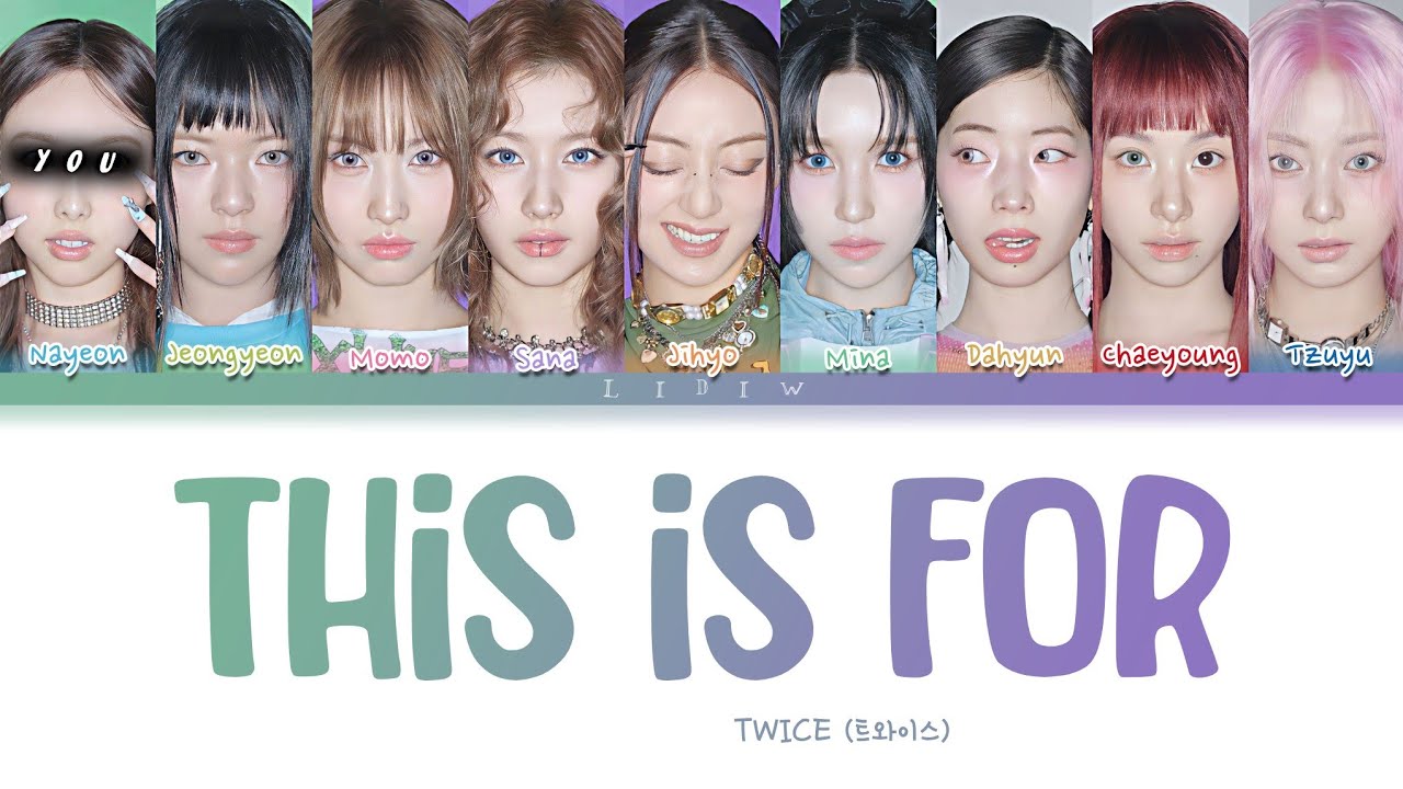 TWICE || THIS IS FOR but you are Nayeon (Color Coded Lyrics Karaoke)