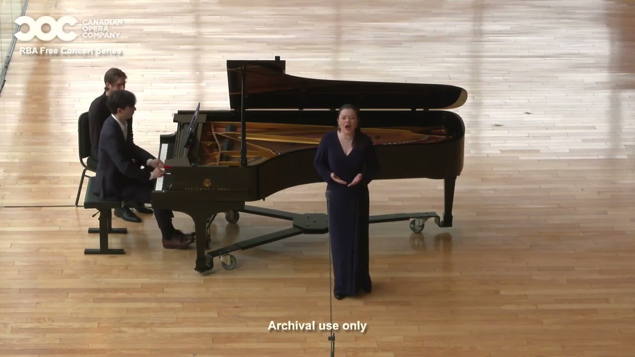 Ici-bas d'Achille Fortier et Les trois poèmes de Louise de Villmorins de Francis Poulenc at CNC