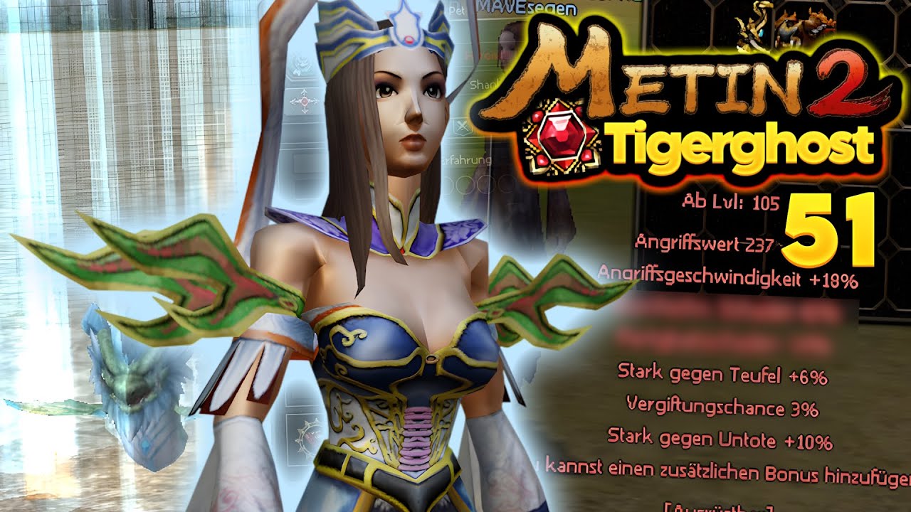 Metin2 Tigerghost [51] - SWITCH Luck ohne Ende? Pet lvln & FOKUS auf Schami!