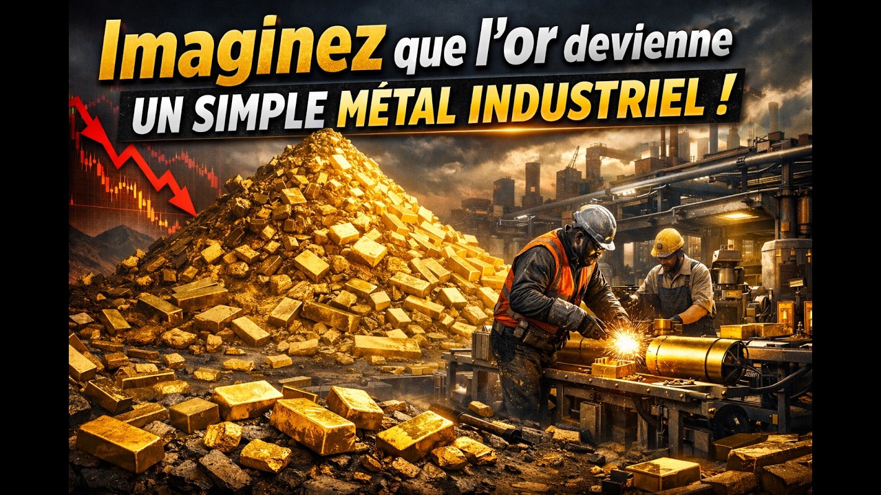 Imaginez que l’or devienne un simple métal industriel !