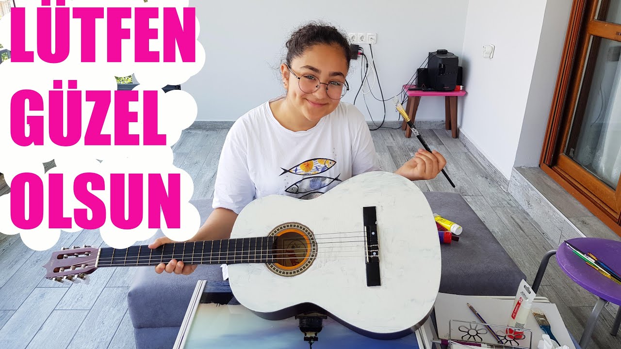 GİTARIMI BOYUYORUM YENİ GİBİ OLMASINI PLANLIYORUM / UMARIM BERBAT OLMAZ