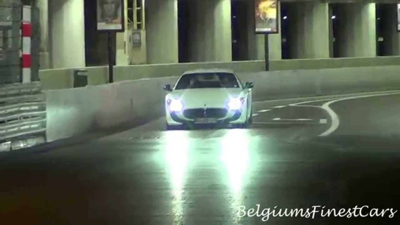 Maserati MC Stradale : Crazy revs & Accelerations in Monaco.