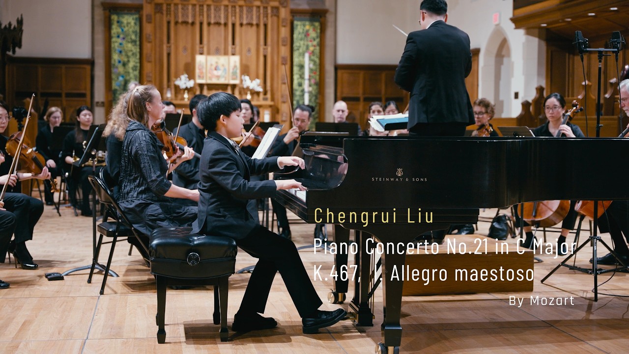 Chengrui Liu -  Piano Concerto No.21 in C major, K.467, Mov I by Mozart