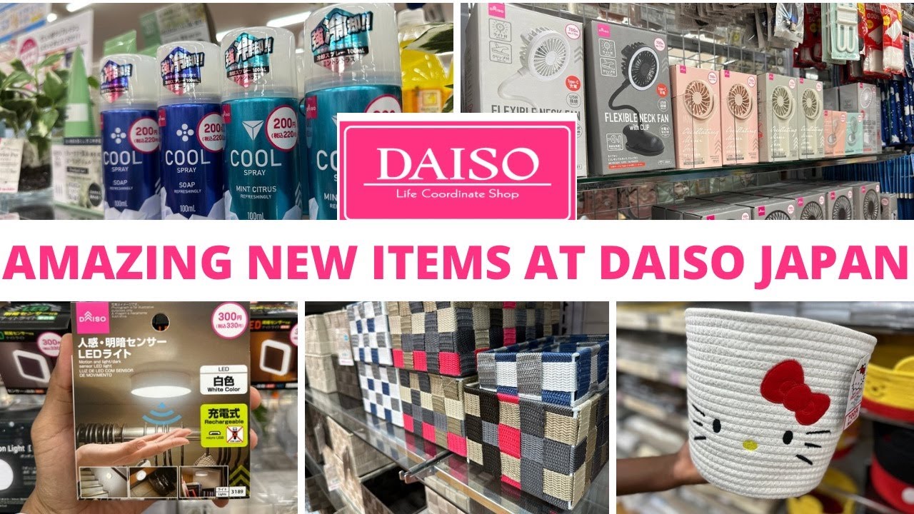 [Shopping Guide] Amazing New Products At Daiso Japan- 100 Yen Store Shopping