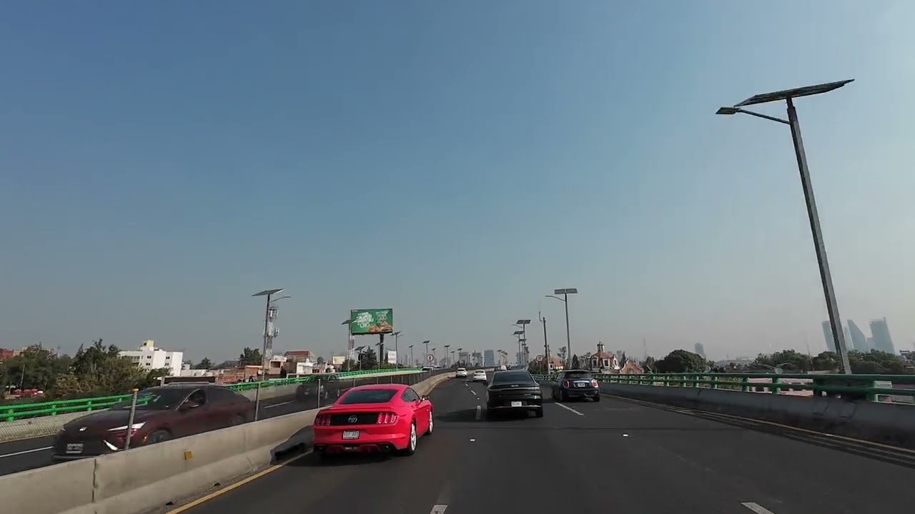 🌆 POV Drive: Autopista Urbana Norte (San Antonio to Reforma) | Mexico City Highway