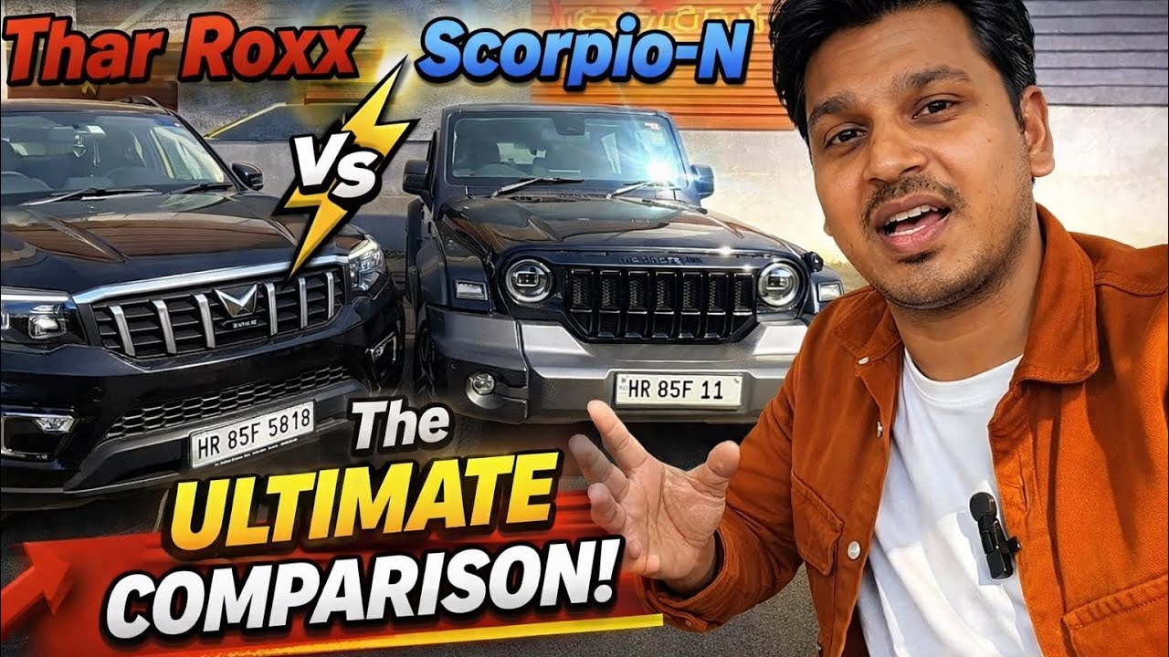 Thar Roxx vs Scorpio-N – Full Comparison & Honest Review | 365 Days Challenge  | 140 vlog