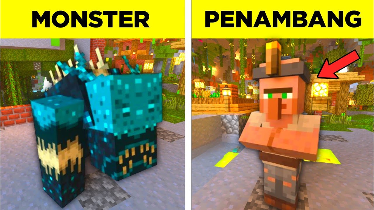 75 Mob Cave Yang BELUM Pernah Kamu Lihat Di Minecraft