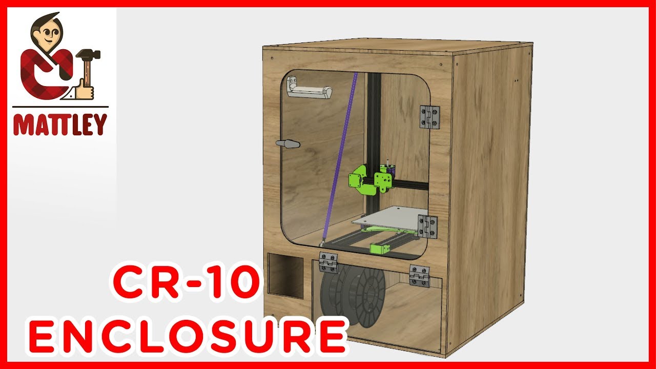 FAI DA TE | Come costruire box per la stampante 3D CR-10S – Ottimo per la stampa 3D di ABS