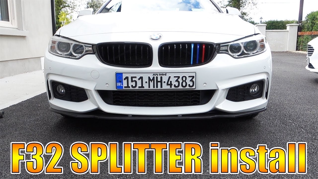 BMW F32 Maxton Design Splitter Install