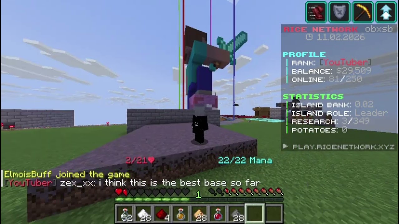 RiceNet: visiting viewers islands