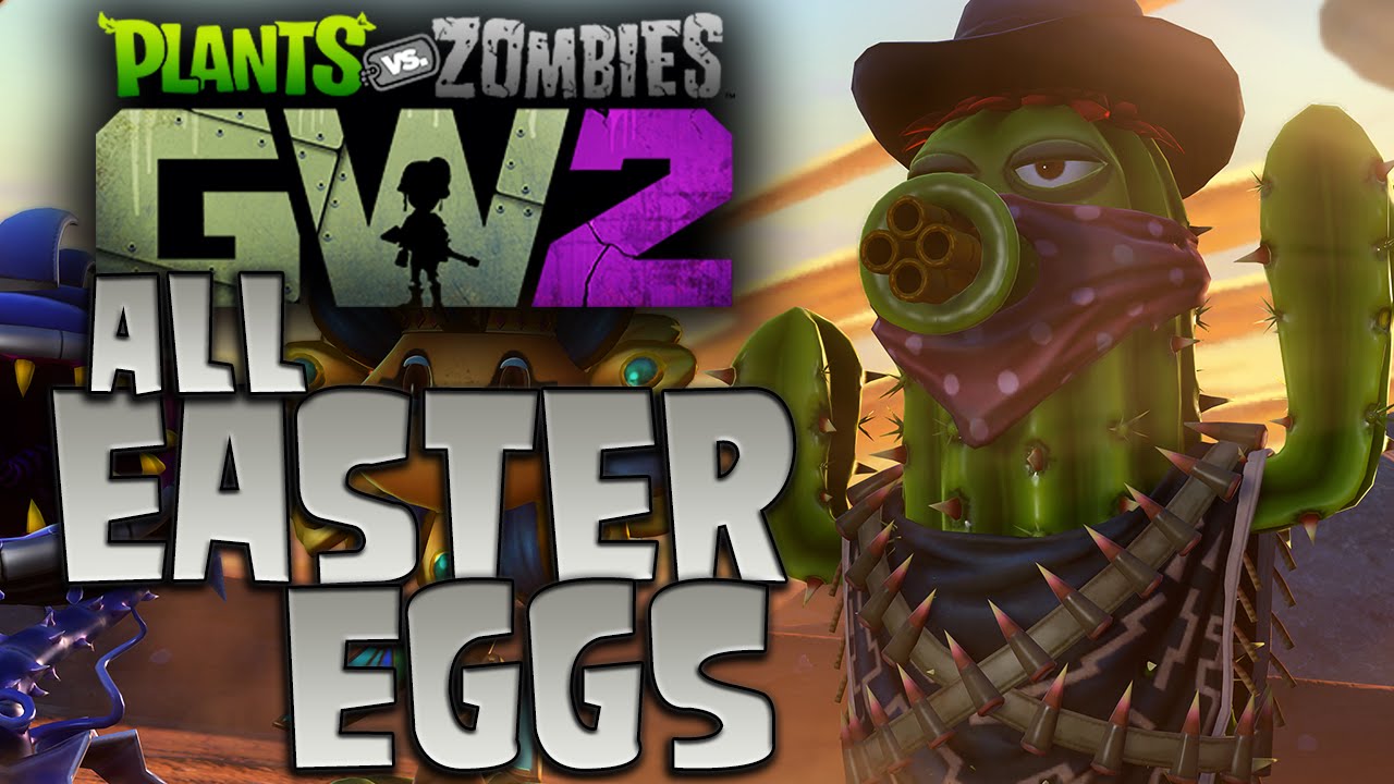 Best Easter Eggs & Secrets in Plants vs. Zombies: Garden Warfare 2